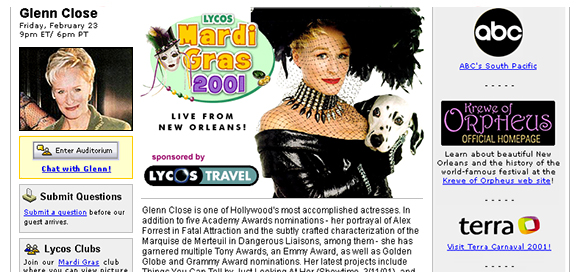 Lycos Special Events
